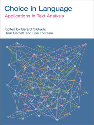 cover image of Choice in Language